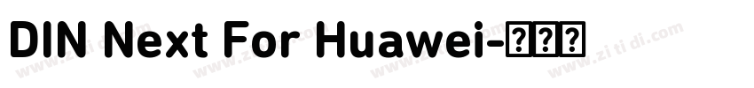 DIN Next For Huawei字体转换